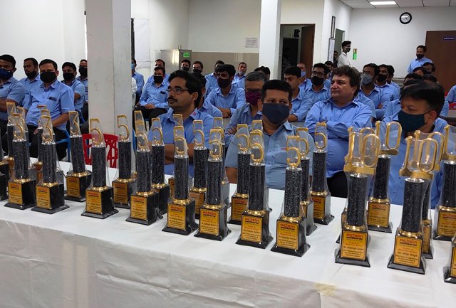 Service Award Ceremony at Talegaon Plant